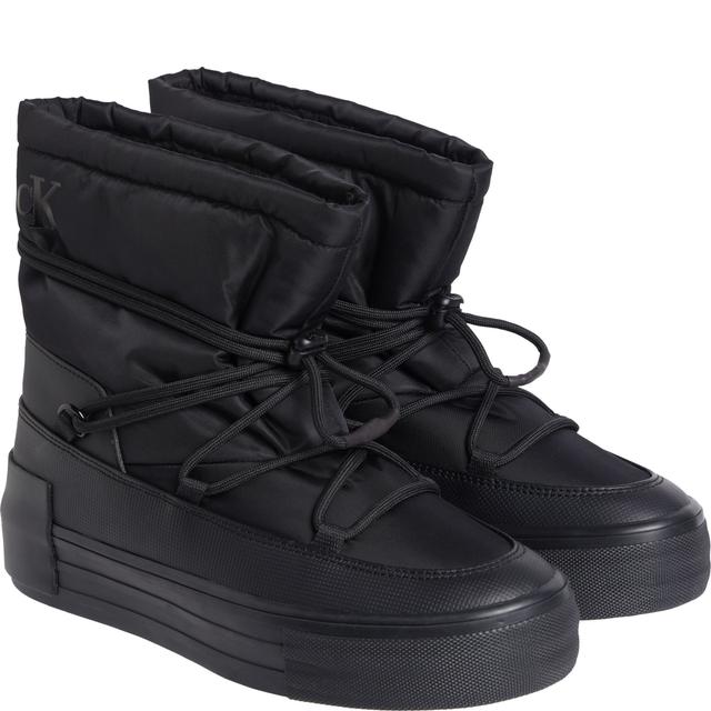 Pašiltinti aulinukai moterims, Juoda, Vulc flatform snow boot