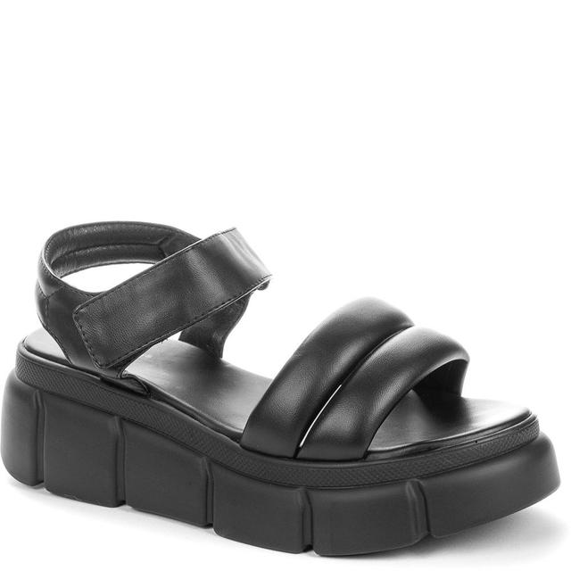 Basutės moterims, Juoda, SANDALS