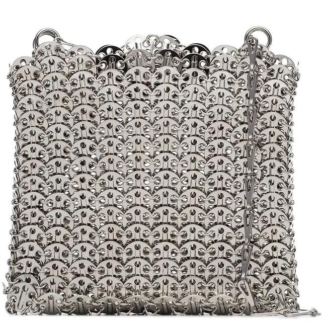 Rankinė per petį moterims, Sidabrinė, Shoulder bag