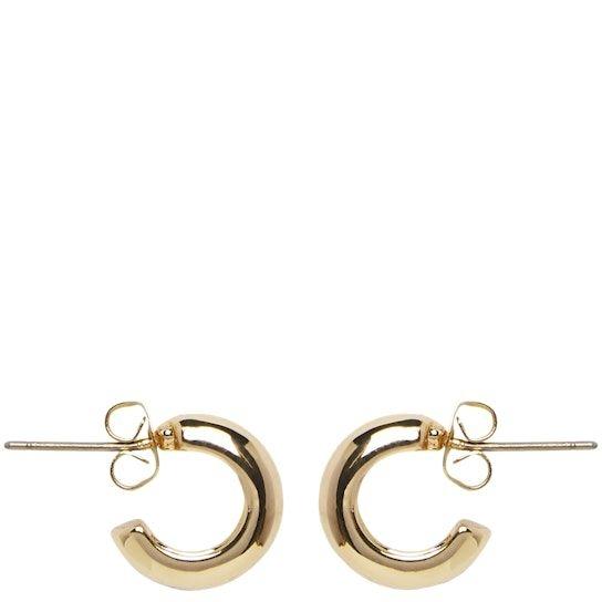 Auskarai moterims, Geltona, PCMUMMA HOOP EARRINGS
