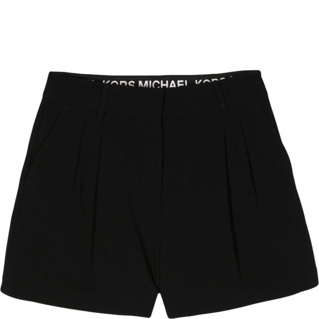 Midi sijonas moterims, Juoda, Pleated short