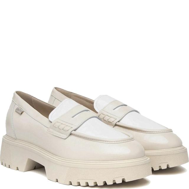 Loaferiai moterims, Smėlio, Nocera loafers