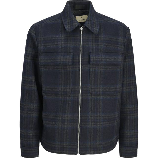 Lengva striukė vyrams, Marga, Blu russel wool blend jacket