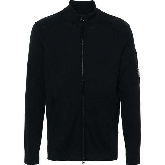 Sportinis nertinis vyrams, Mėlyna, Sea island zipped knit