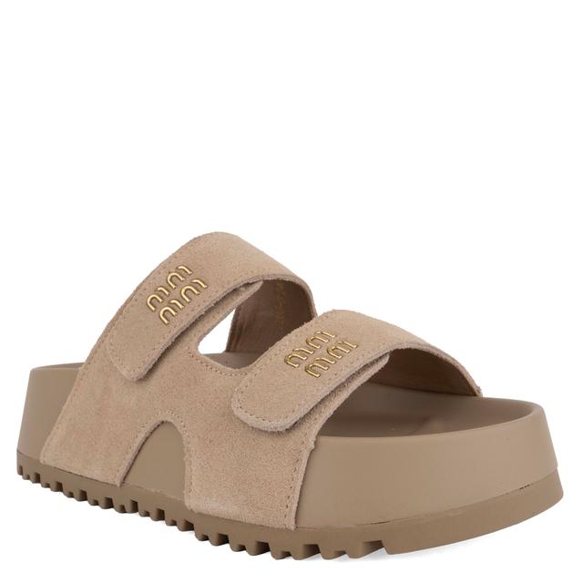 Šlepetės moterims, Smėlio, Slippers