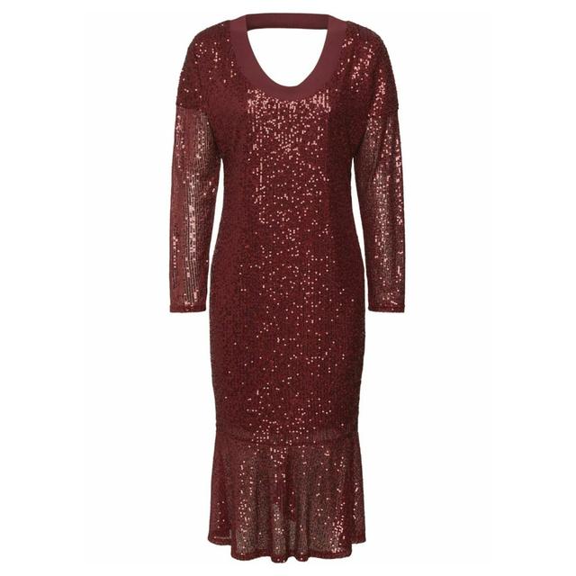 Midi suknelė moterims, Raudona, EspritCollection