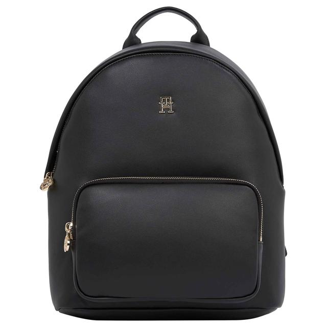 Kuprinė moterims, Juoda, popette soft dome backpack