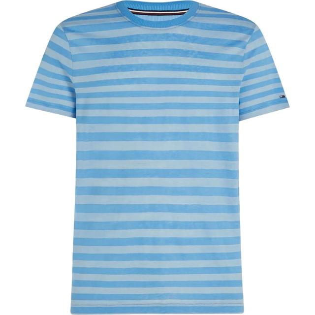 Marškinėliai trump. rankovėmis vyrams, Mėlyna, Dc stripe linen tee