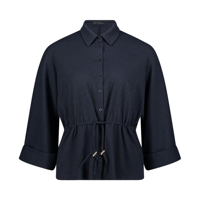 Palaidinės moterims, Mėlyna, Short-sleeved blouse
