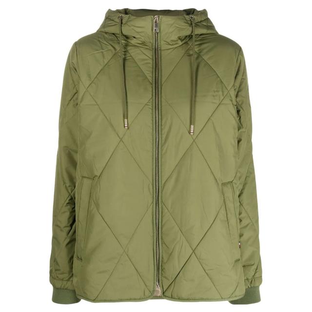 Pūkinė striukė moterims, Žalia, Padded jackets