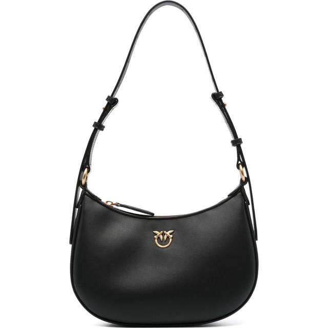 Rankinė per petį moterims, Juoda, Love birds shoulder bag