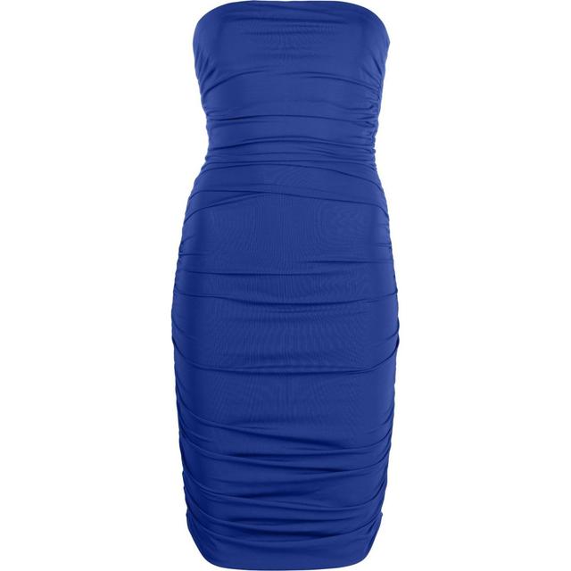 Midi suknelė moterims, purple, Linda strapless mini dress