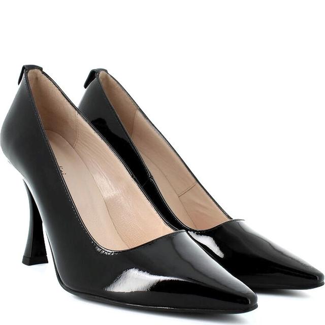Aukštakulniai moterims, Juoda, Vernice pumps