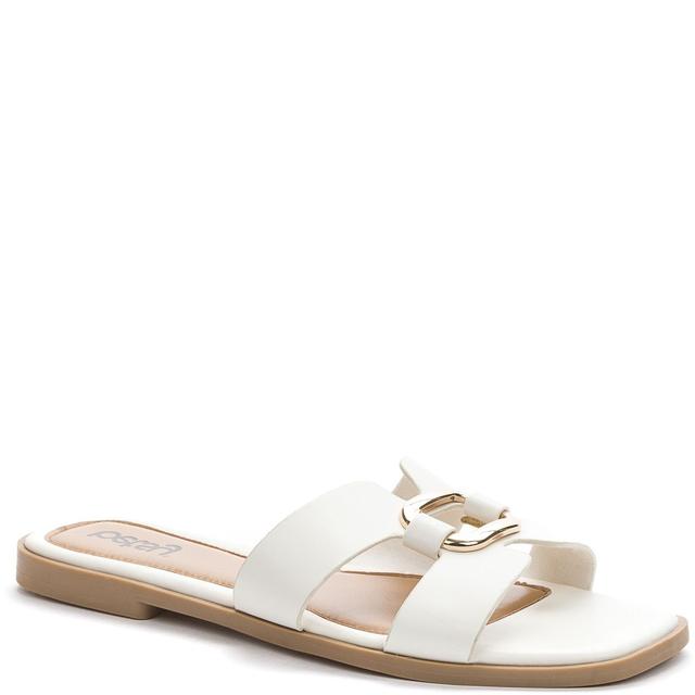 Šlepetės moterims, Balta, Slippers 25SS