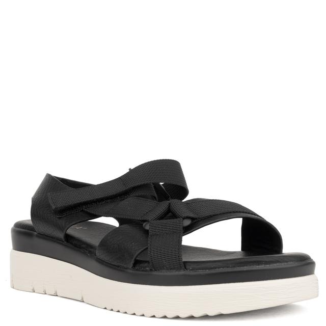 Basutės moterims, Juoda, Sandals