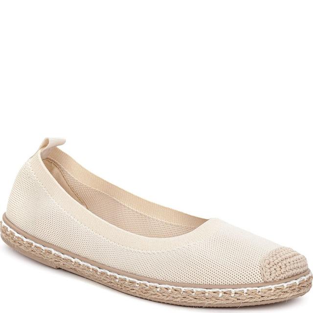 Espadrilės moterims, Smėlio, ESPADRILES