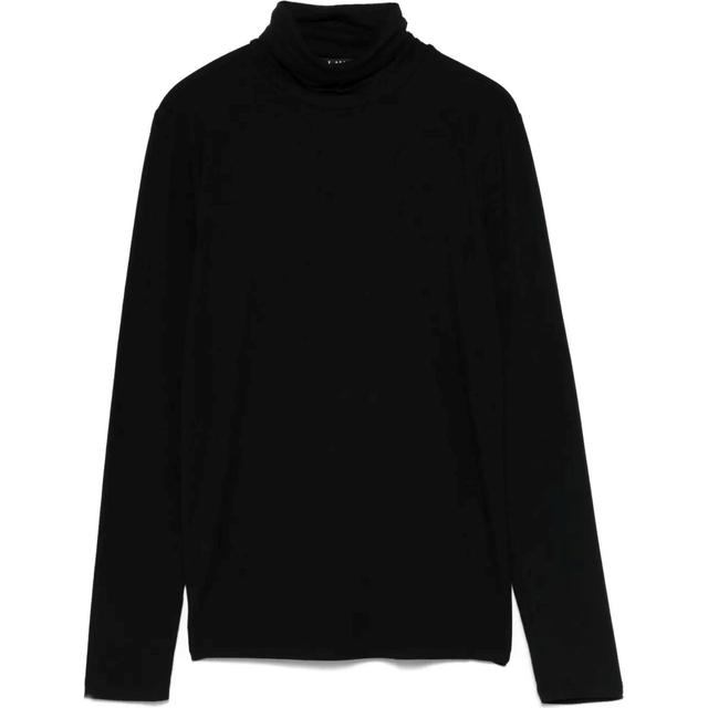 Marškinėliai trump. rankovėmis moterims, Juoda, Strech rayon jersey