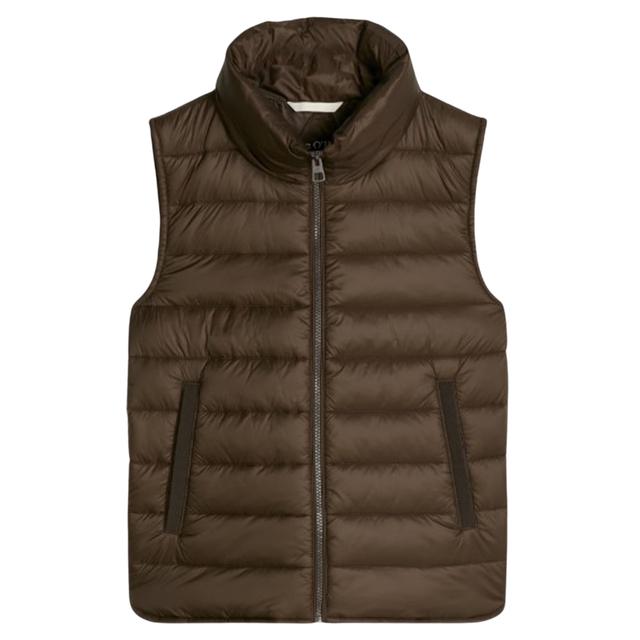 Pūkinė liemenė moterims, Ruda, 5000011880 Puff vest