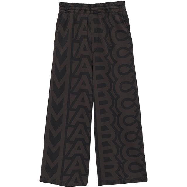Sportinės kelnės moterims, Juoda, Monogram oversize sweatpants