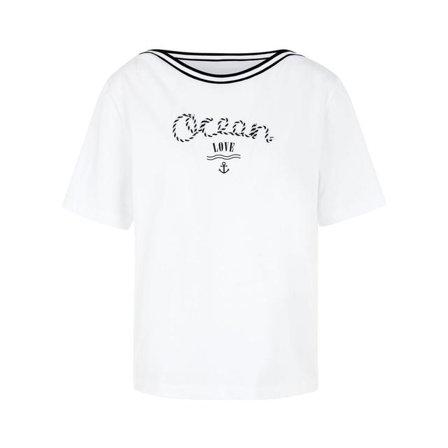 Marškinėliai trump. rankovėmis moterims, Balta, T-shirt