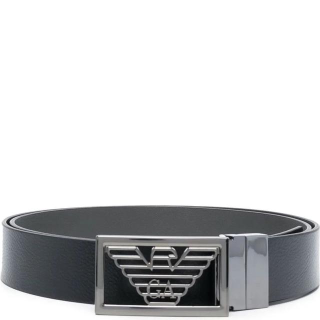 Diržas vyrams, Juoda, Plate belt