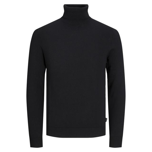 Megztinis vyrams, Juoda, JJEEMIL KNIT ROLL NE