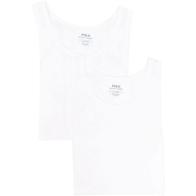 Marškiniai be rankovių vyrams, Balta, Classic 2 pack tank