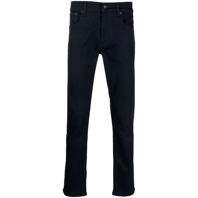 Aptempti džinsai vyrams, Mėlyna, Full length slim jeans