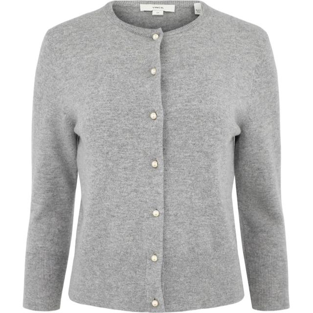 Kardiganas moterims, Pilka, Pearl button cardigan