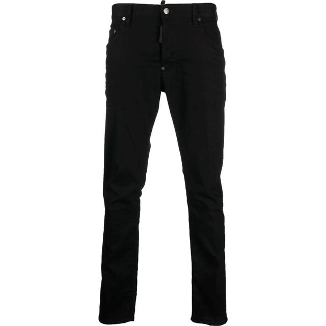 Aptempti džinsai vyrams, Juoda, Pants 5 pockets