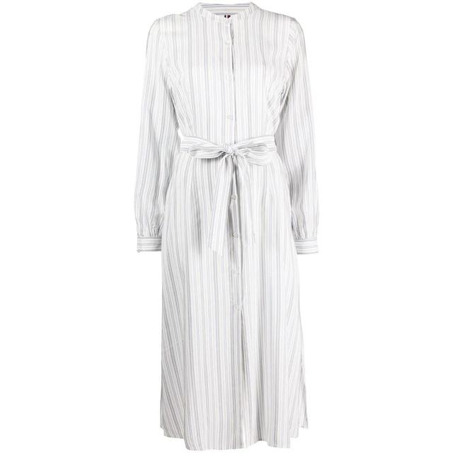 Midi suknelė moterims, Balta, Regular midi shirt dress