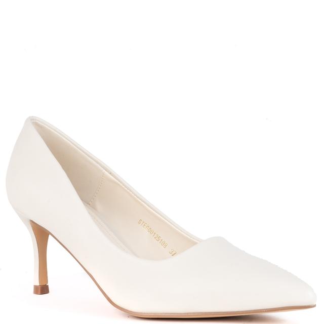 Aukštakulniai moterims, Balta, Formal pumps