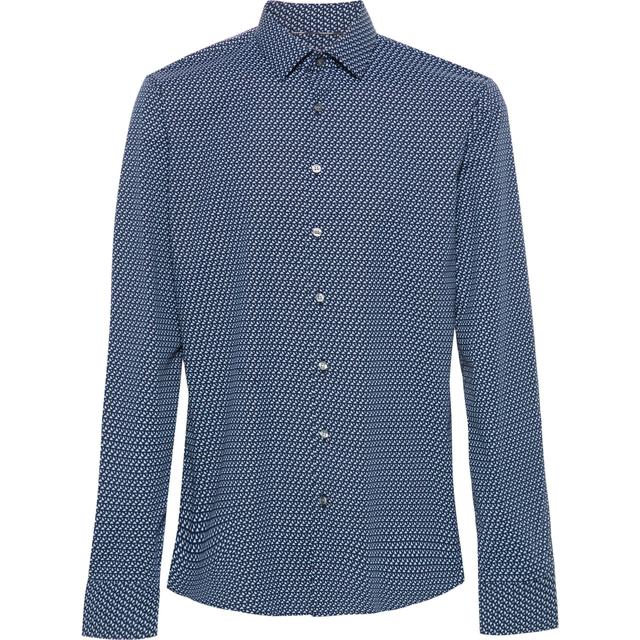 Marškiniai ilgomis rankovėmis vyrams, Mėlyna, L/s shirt
