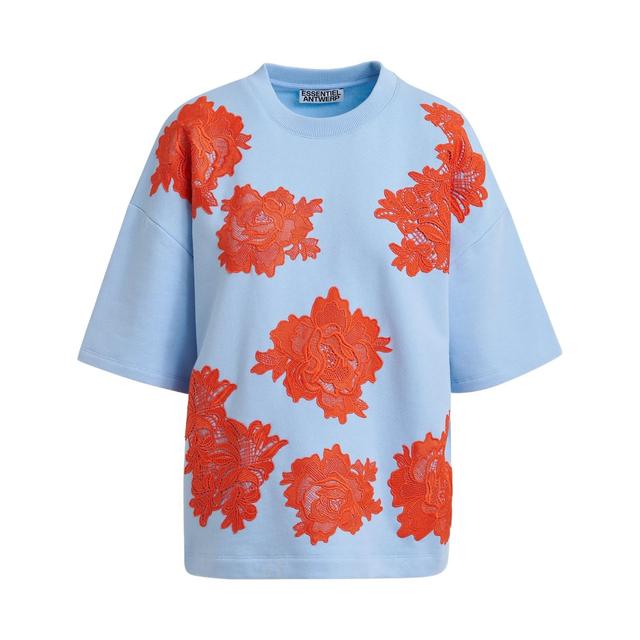 Marškinėliai trump. rankovėmis moterims, Marga, 2 sweatshirt with lace