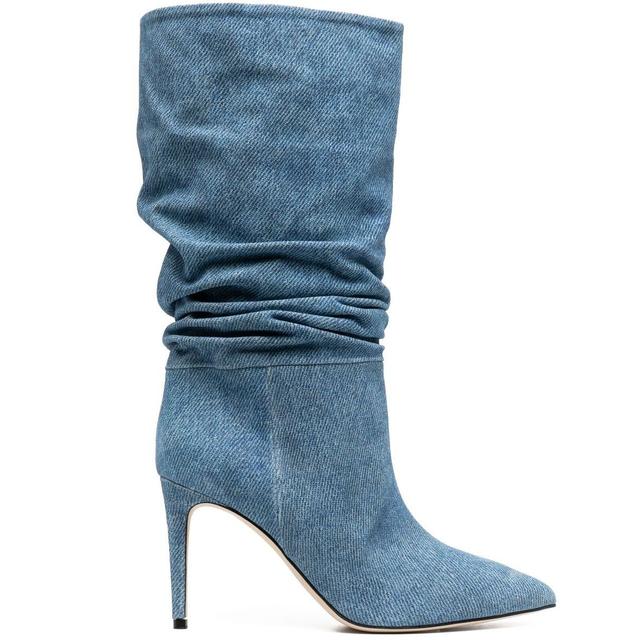 Auliniai moterims, Mėlyna, Slouchy boot 85