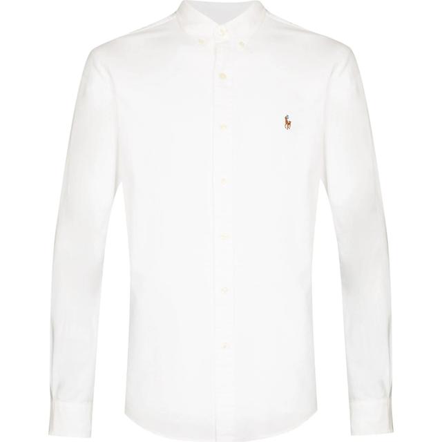 Marškiniai vyrams, Balta, Long sleeve sport-shirt