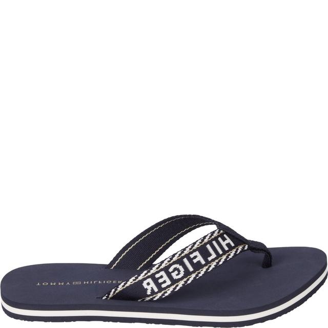 Šlepetės moterims, Mėlyna, Webbing sandal