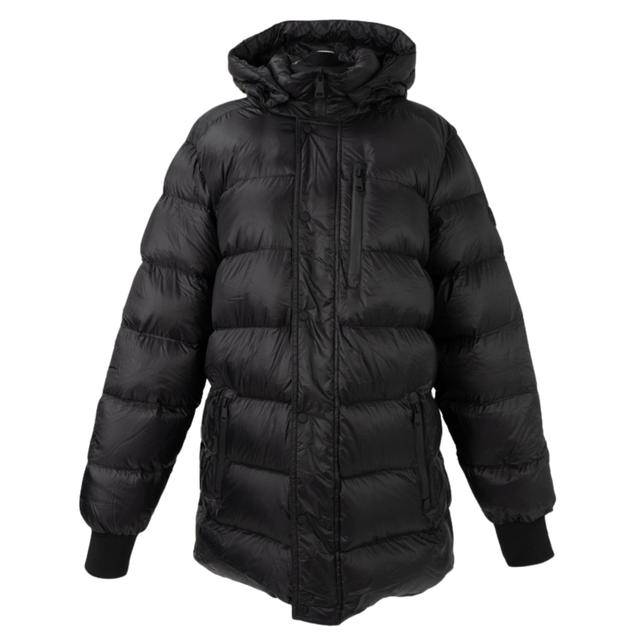 Pūkinė striukė vyrams, Juoda, Jackets