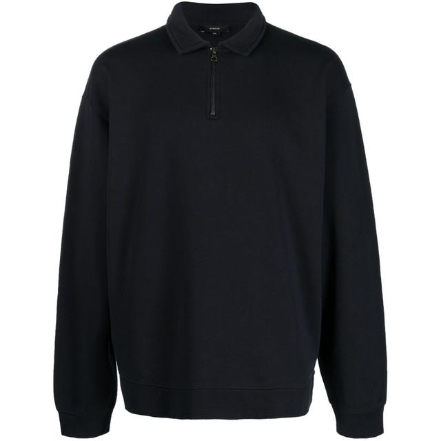 Sportinis nertinis vyrams, Mėlyna, French terry qtr zip sweater