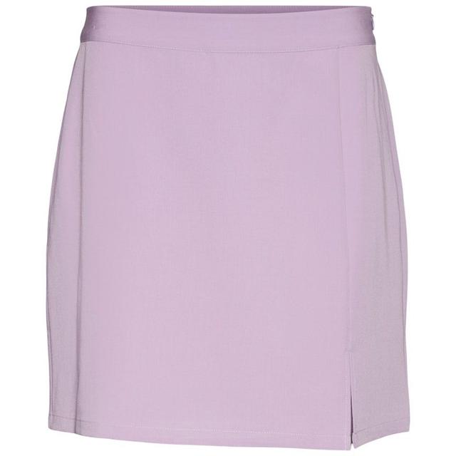 Midi sijonas moterims, Violetinė, VMZELDA H/W MINI SKIR