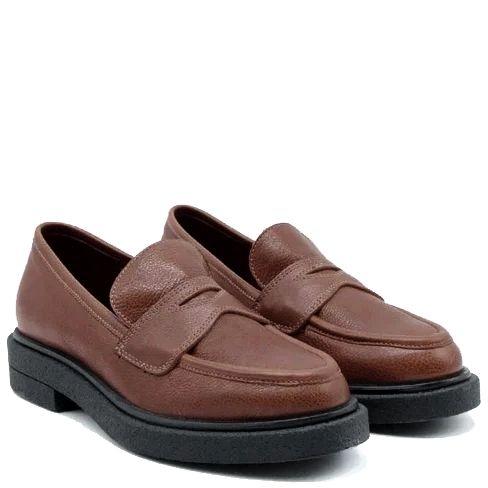 Loaferiai moterims, Ruda, Tassel loafers