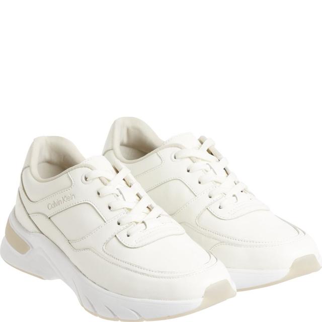 Sportiniai bateliai moterims, Balta, ELEVATED LACE UP