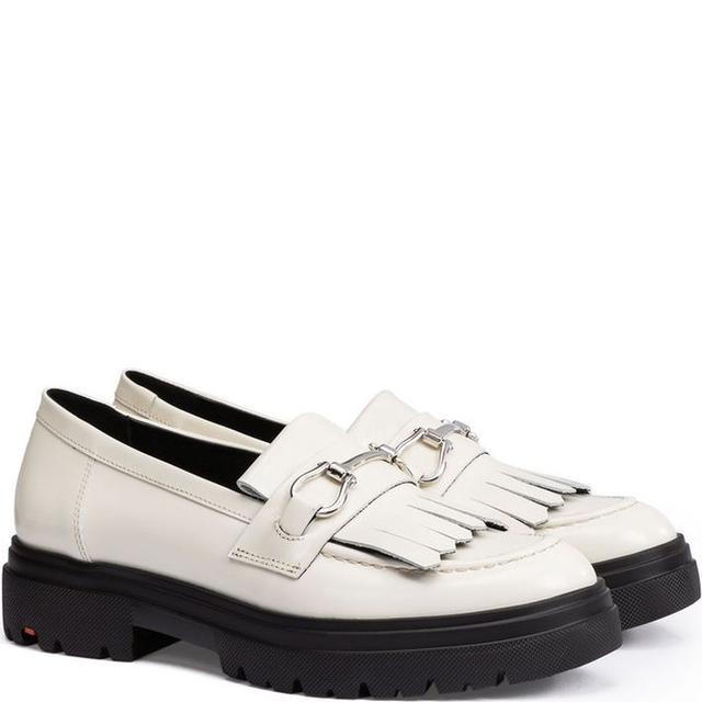 Loaferiai moterims, Balta, Loafers