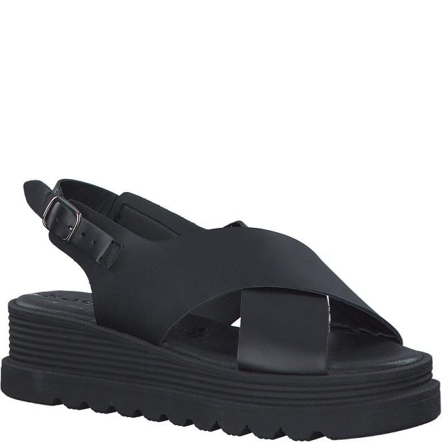 Basutės moterims, Juoda, SANDALS