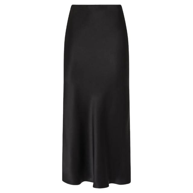Maxi sijonas moterims, Juoda, Digna skirt