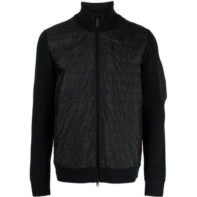 Bomberis vyrams, Juoda, Beck knitted hybrid jacket