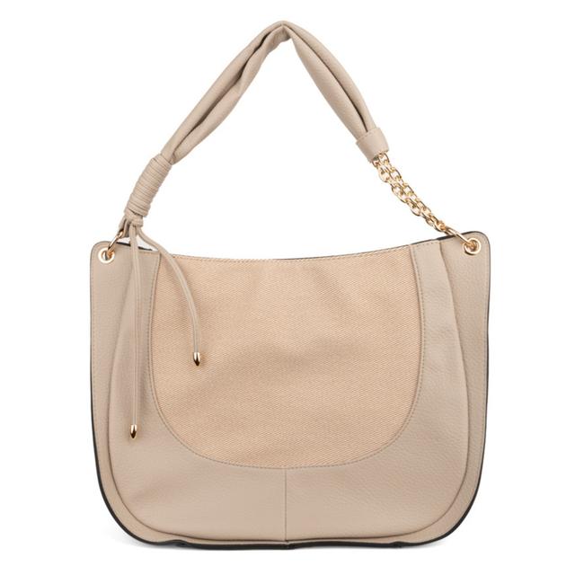 Rankinė per petį moterims, Smėlio, Shoulder bag