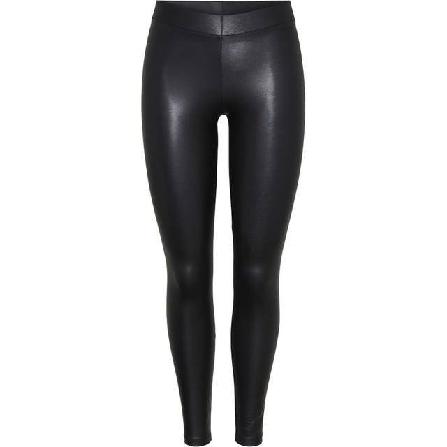 Kelnės moterims, Juoda, PCNEW SHINY LEGGINGS