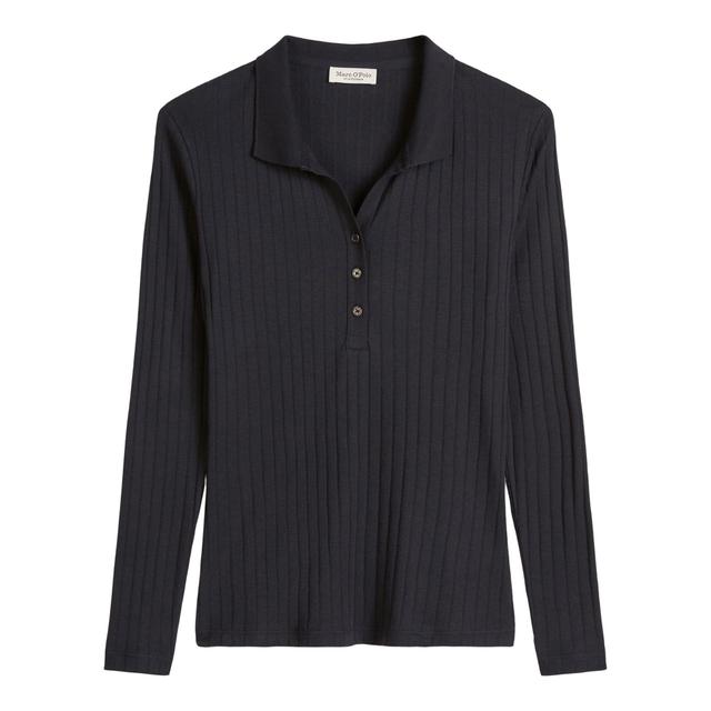 Polo marškiniai ilgos rank. moterims, Mėlyna, M00207855019 Polo long