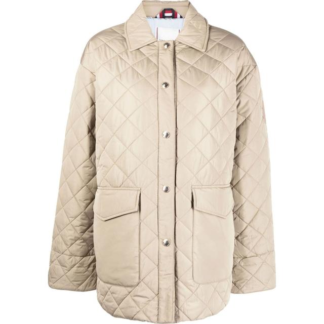 Pūkinis paltas moterims, Smėlio, Padded coats